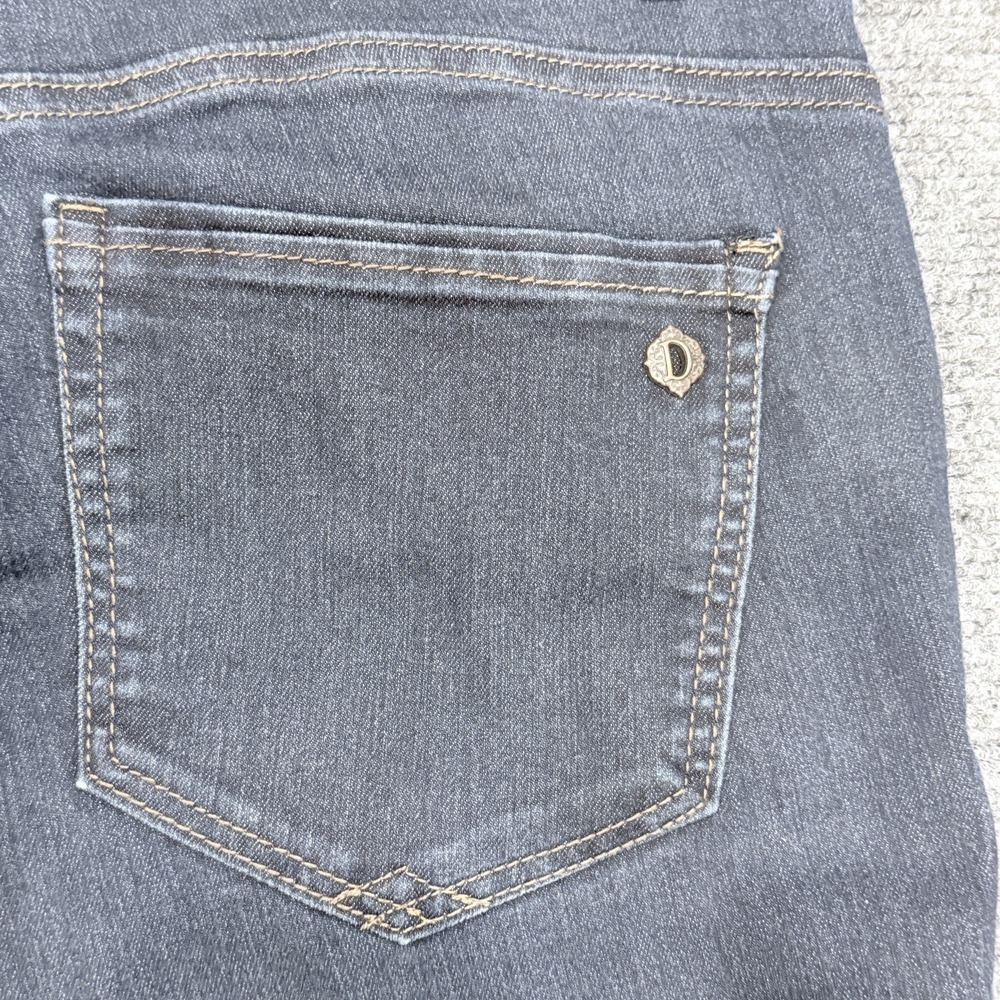 Democracy Ab Solution Jeans Womens 12 Dark Wash Denim Stretch Classic Fit - Picture 4 of 10